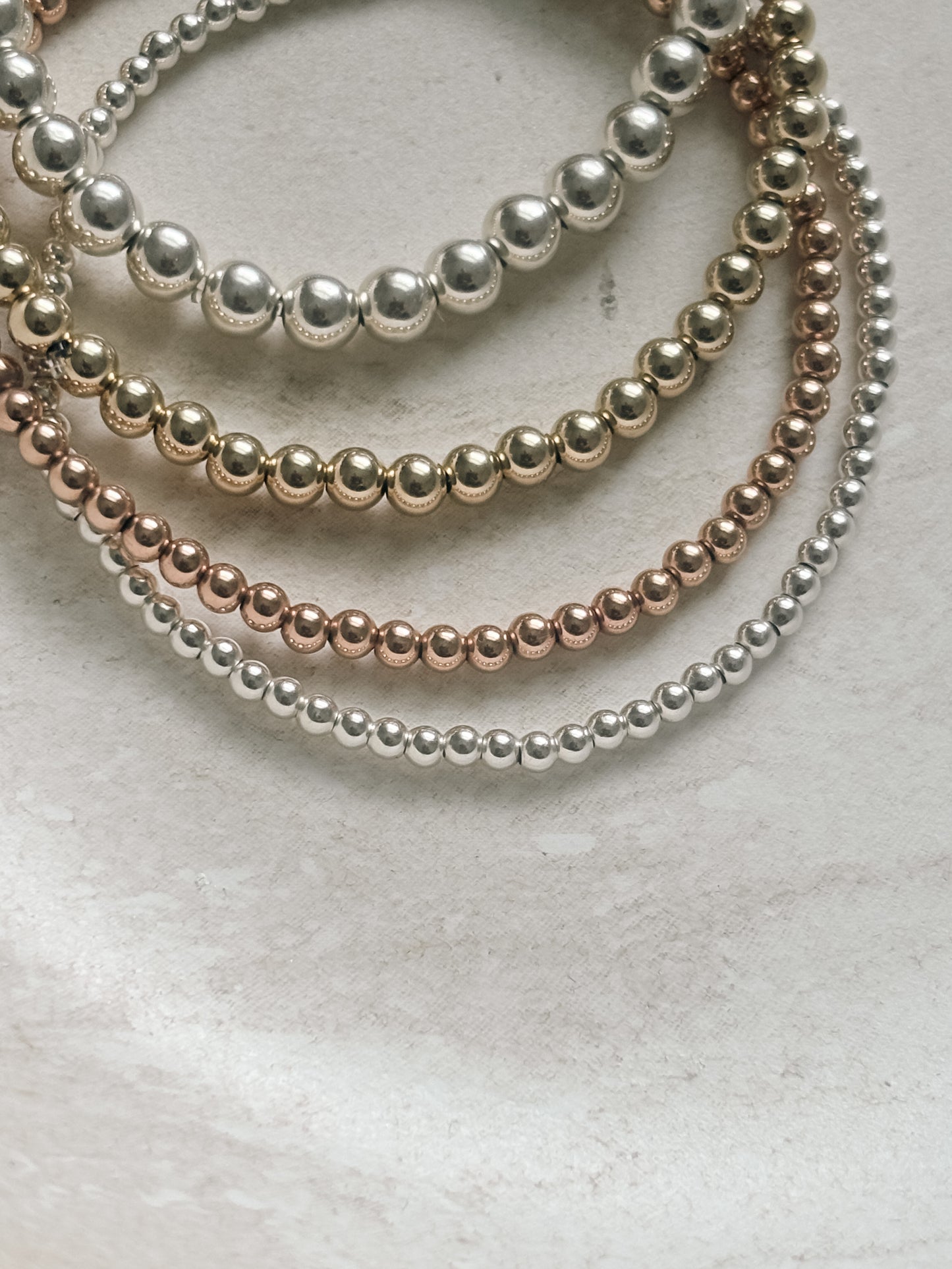 Gold Filled, Rose Gold & Sterling Silver Beads