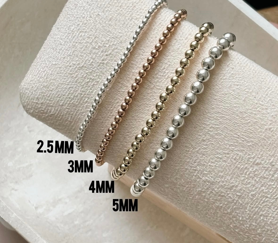 Gold Filled, Rose Gold & Sterling Silver Beads