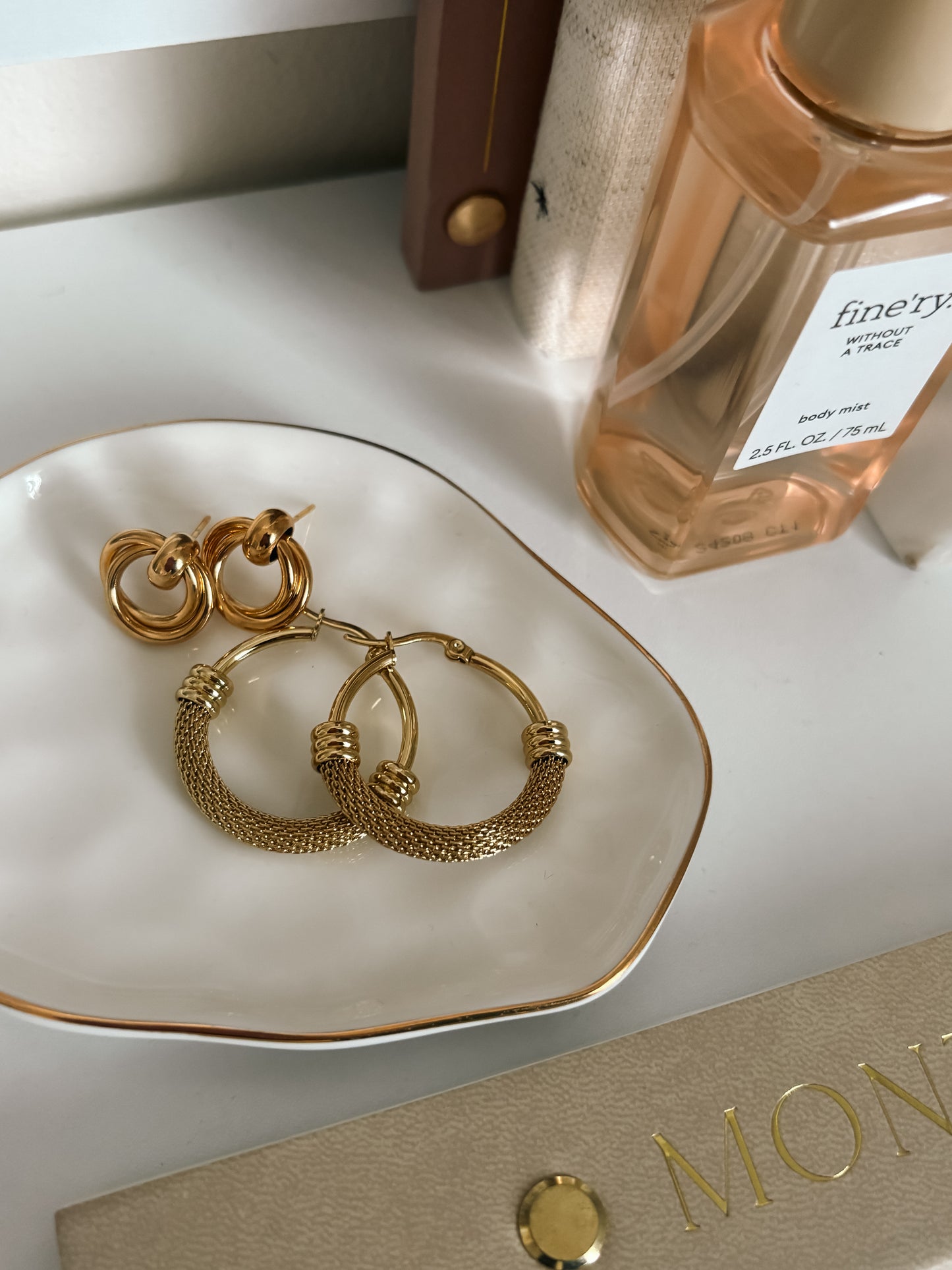 Bold Textured Hoops