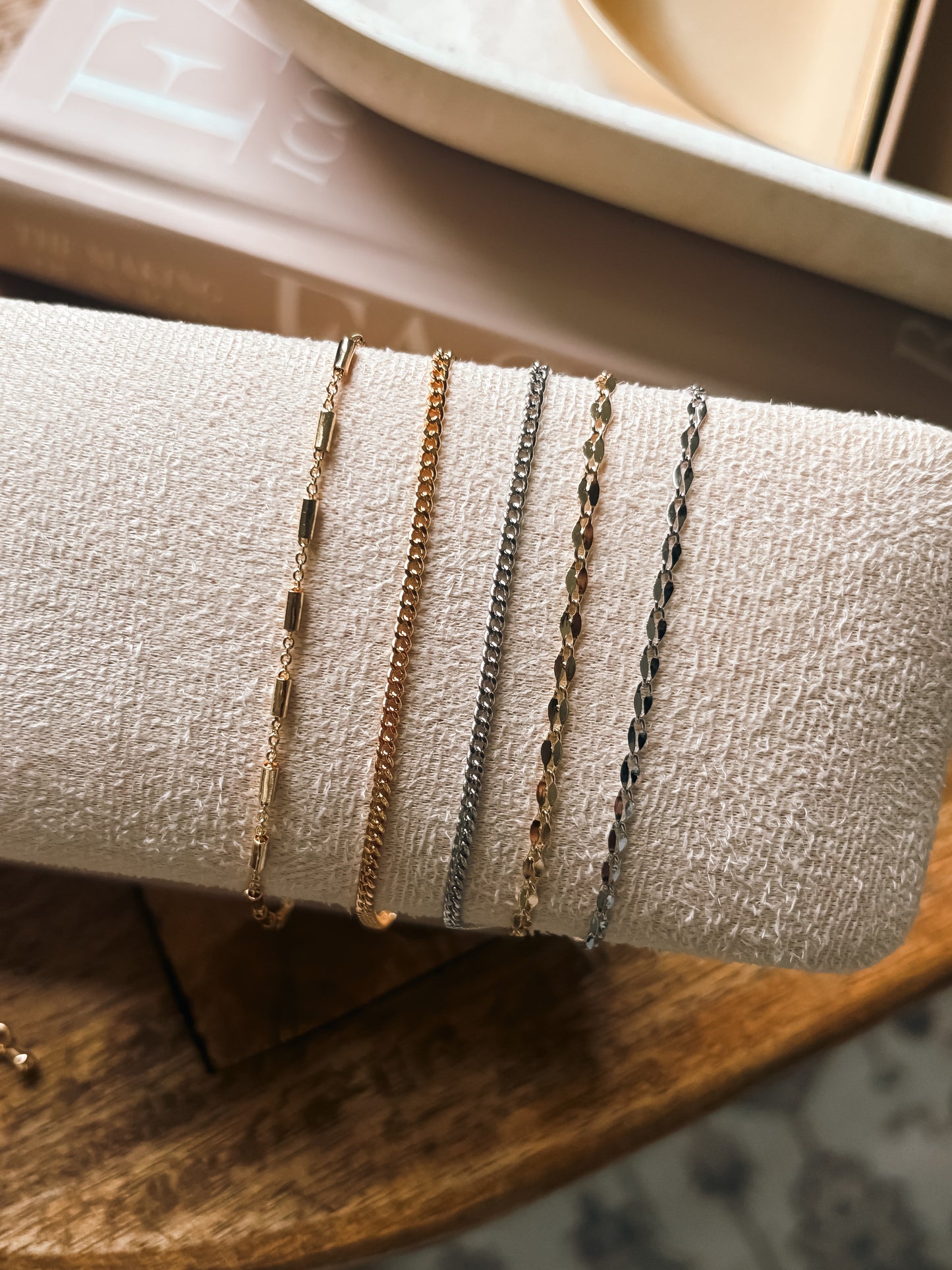 Dainty Silver Cuban Link Anklet