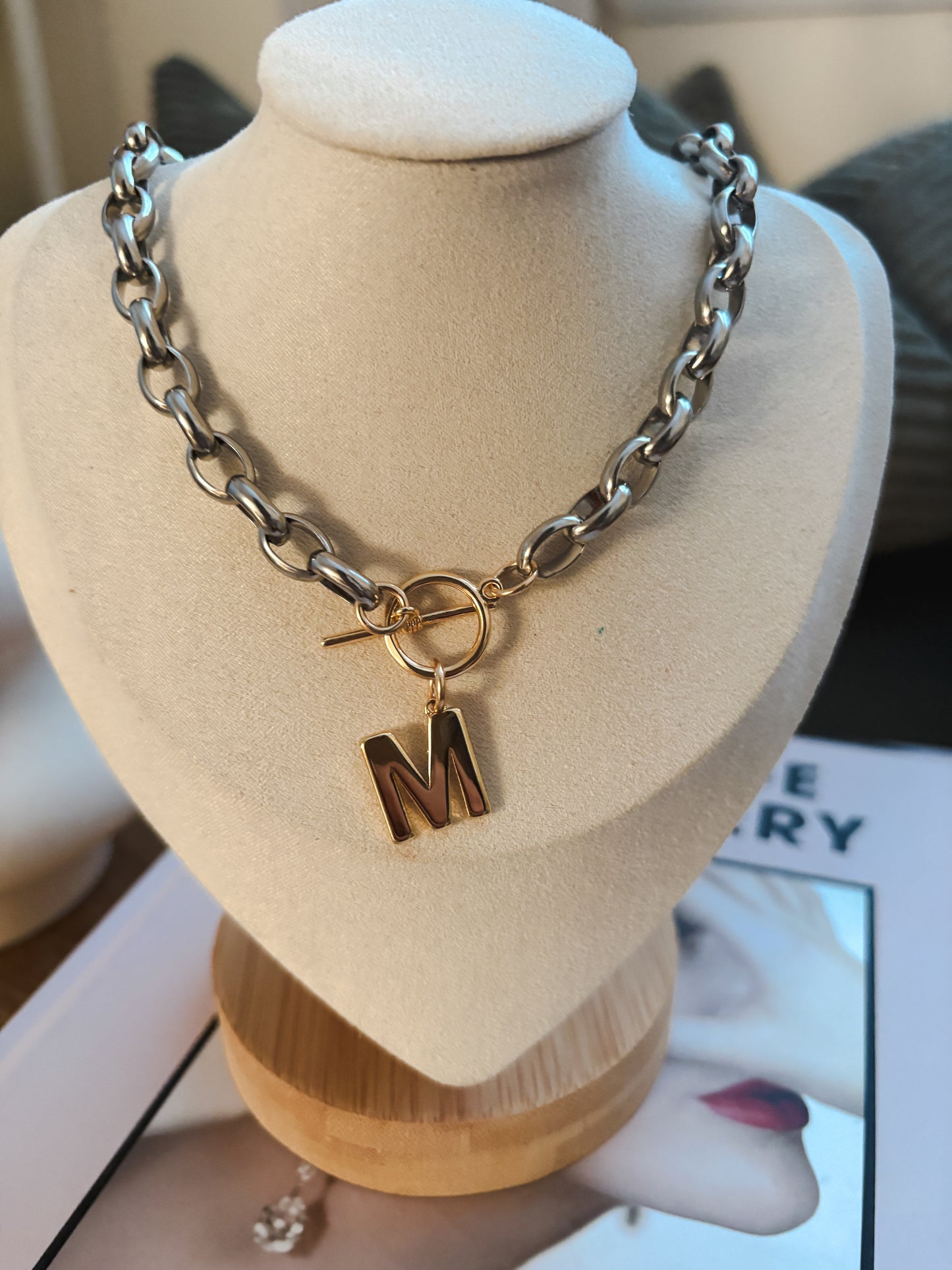 Silver Link Gold Initial