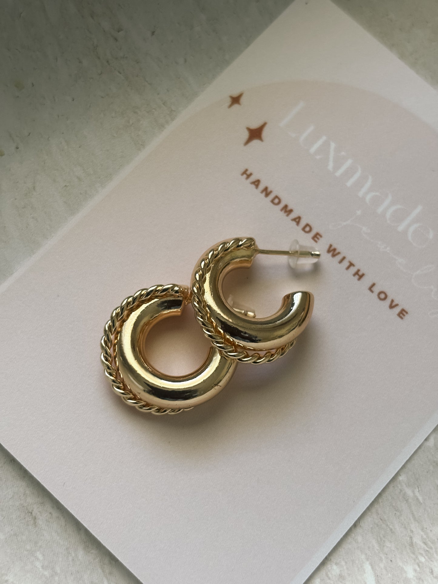 Twisted Chunky Hoops