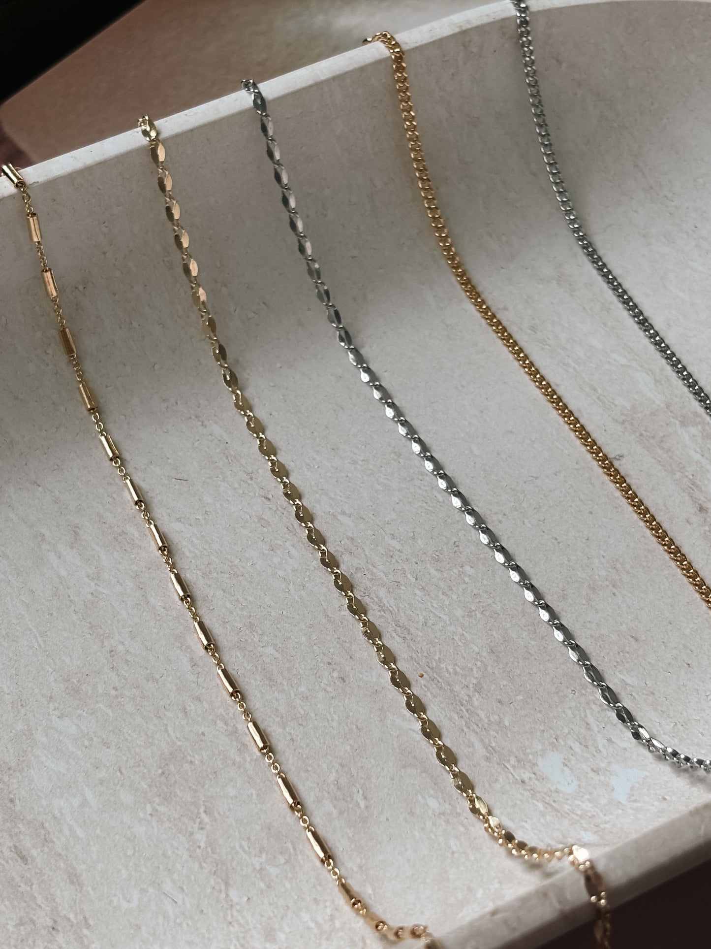 Dainty Silver Twisted Anklet