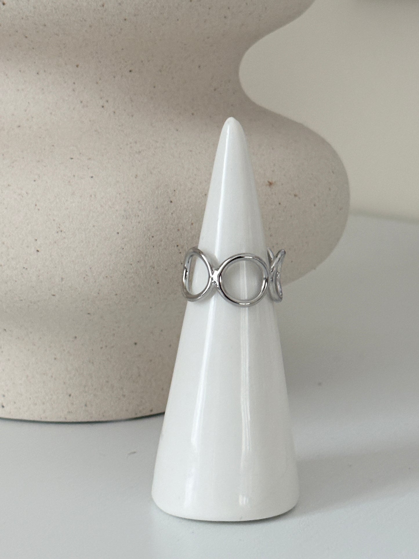 Silver Link Ring