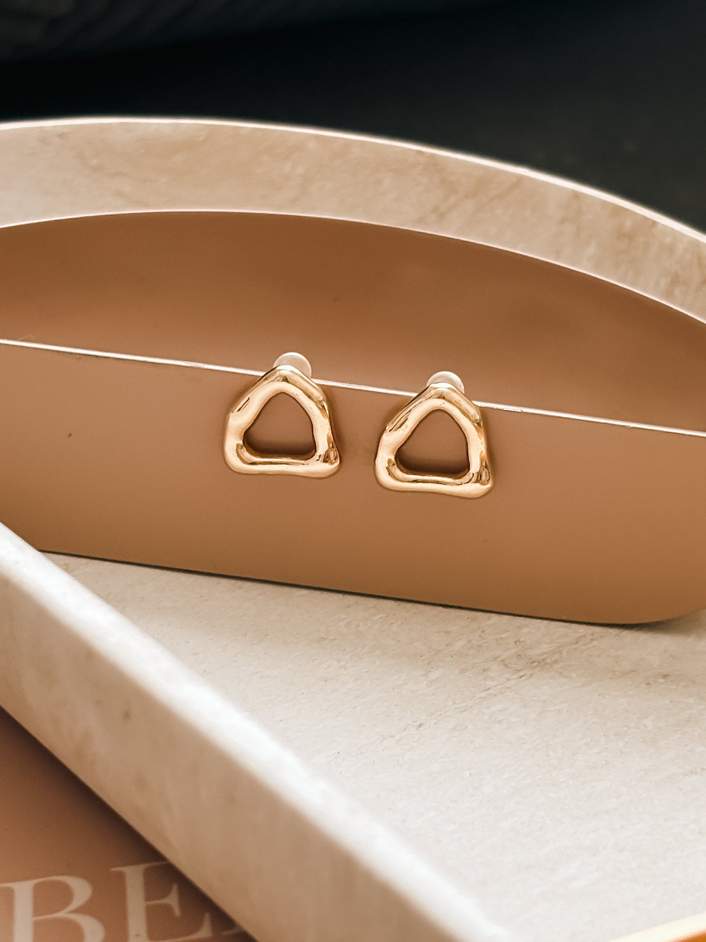 Abstract Triangle Earrings