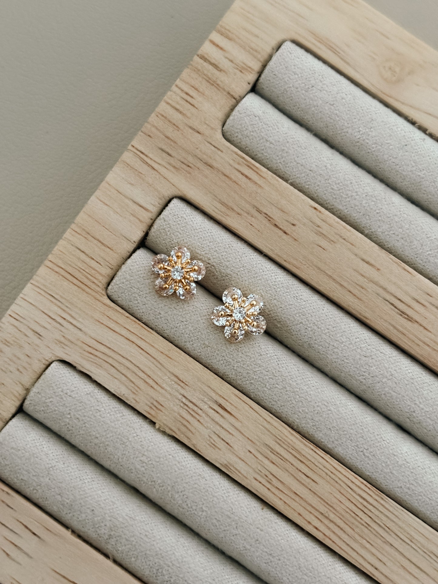 Flower Power CZ Studs