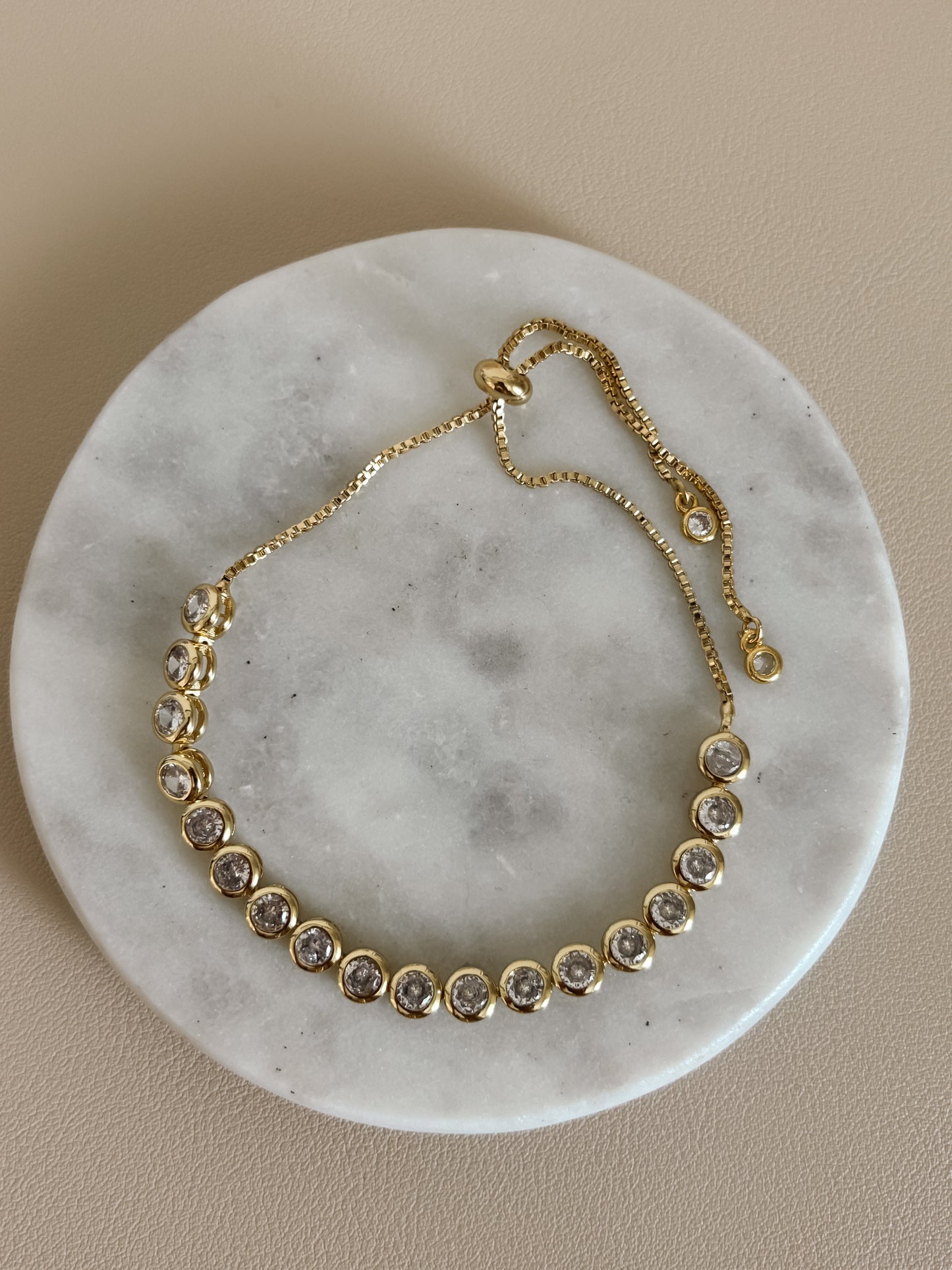 Round CZ Bracelet