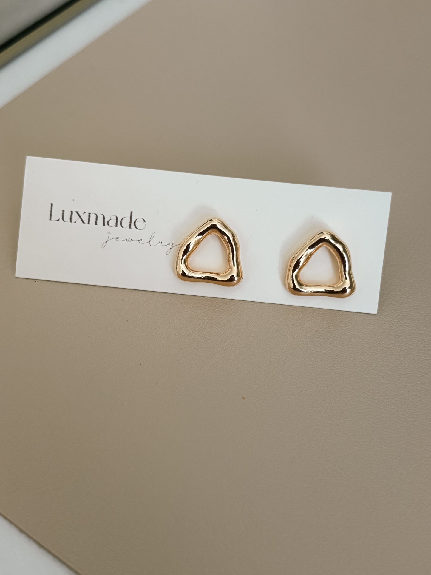 Abstract Triangle Earrings