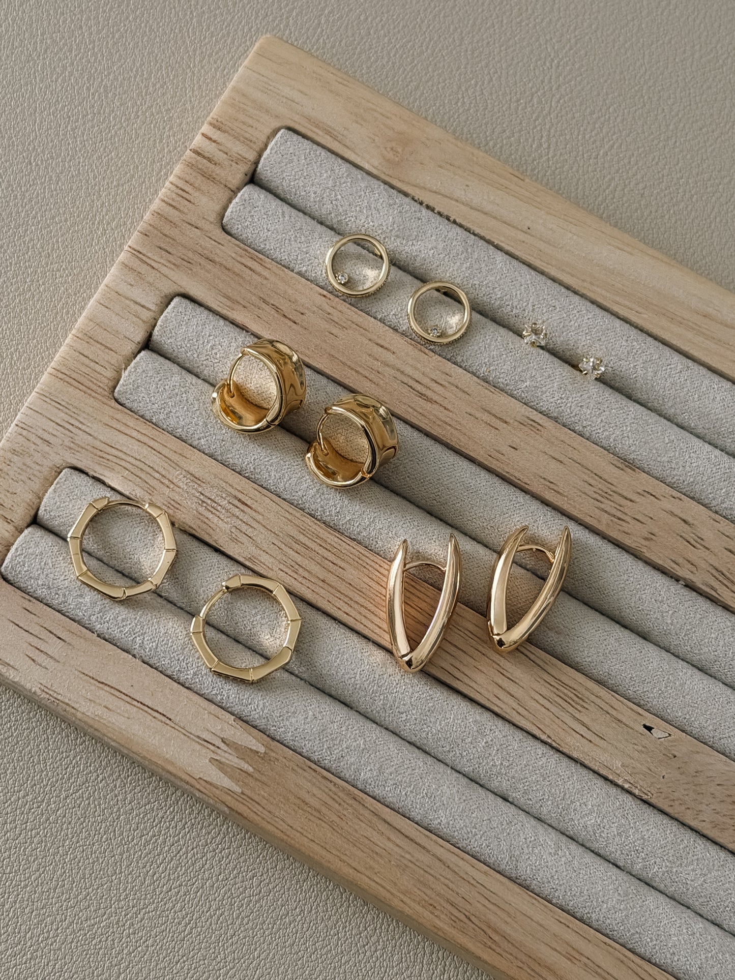 Long Geo Earring