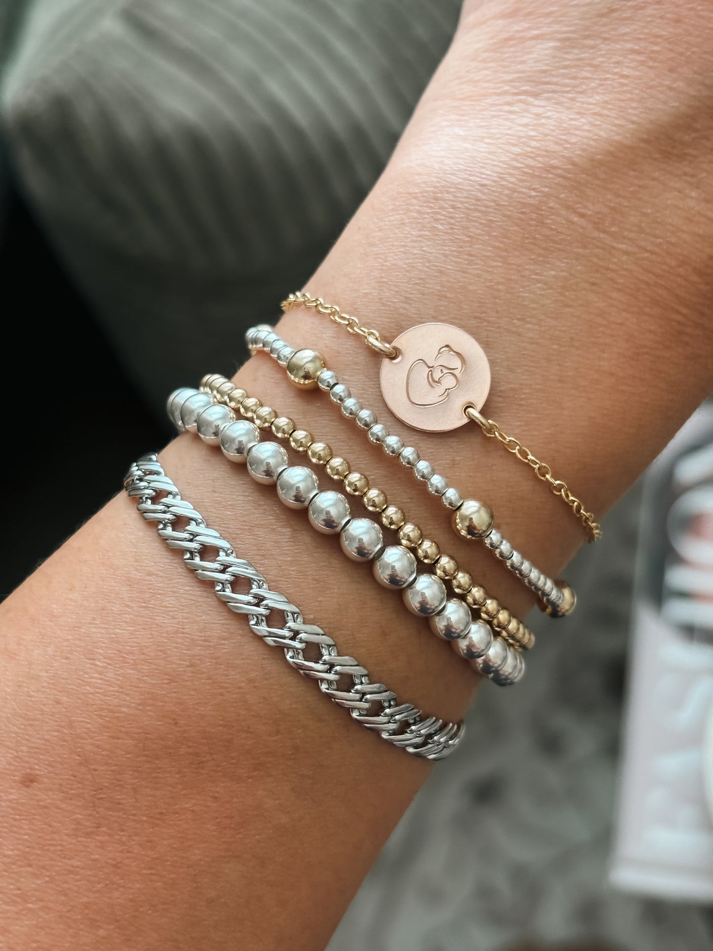 Gold Filled, Rose Gold & Sterling Silver Beads