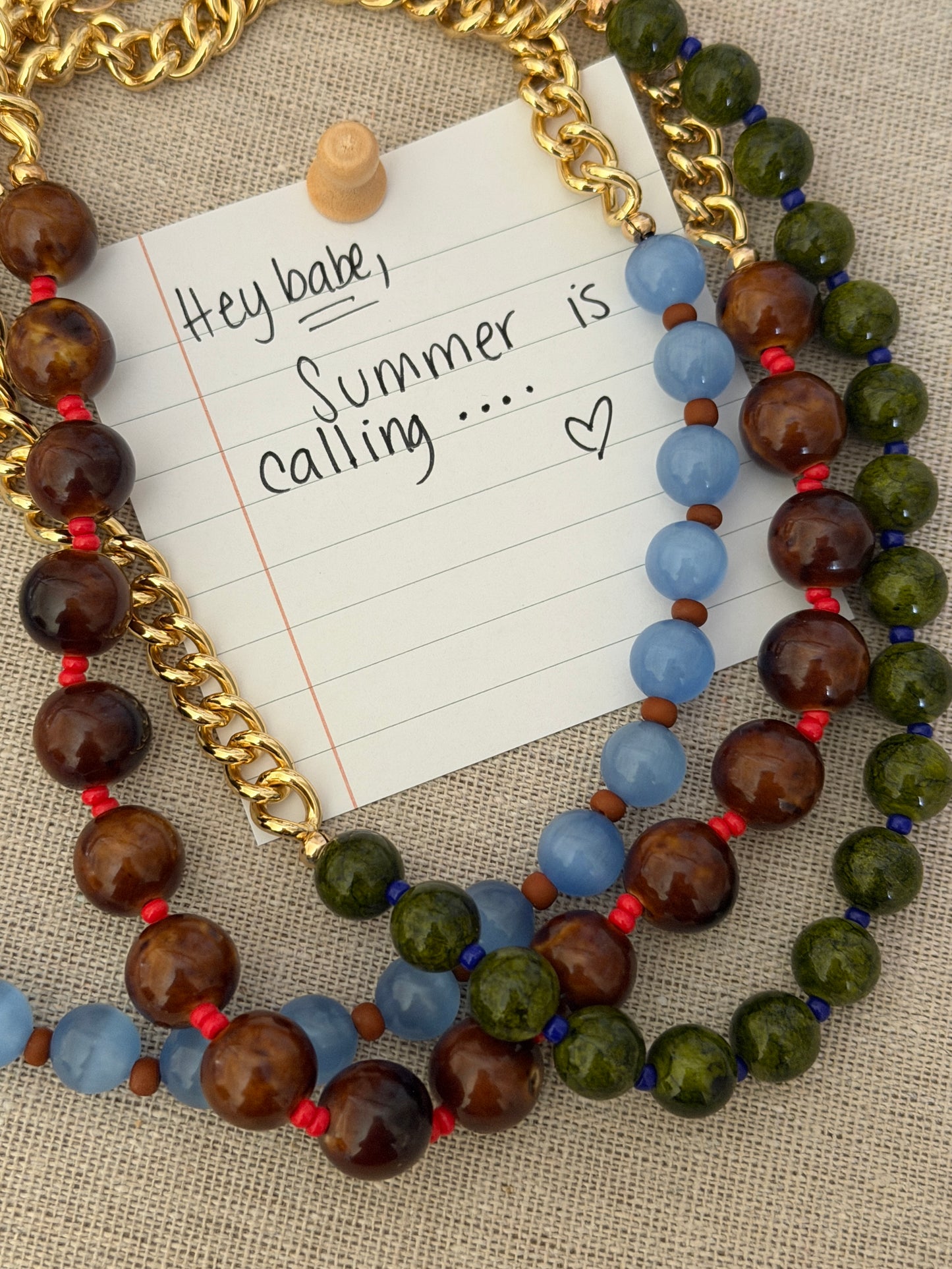 Green Stone Necklace