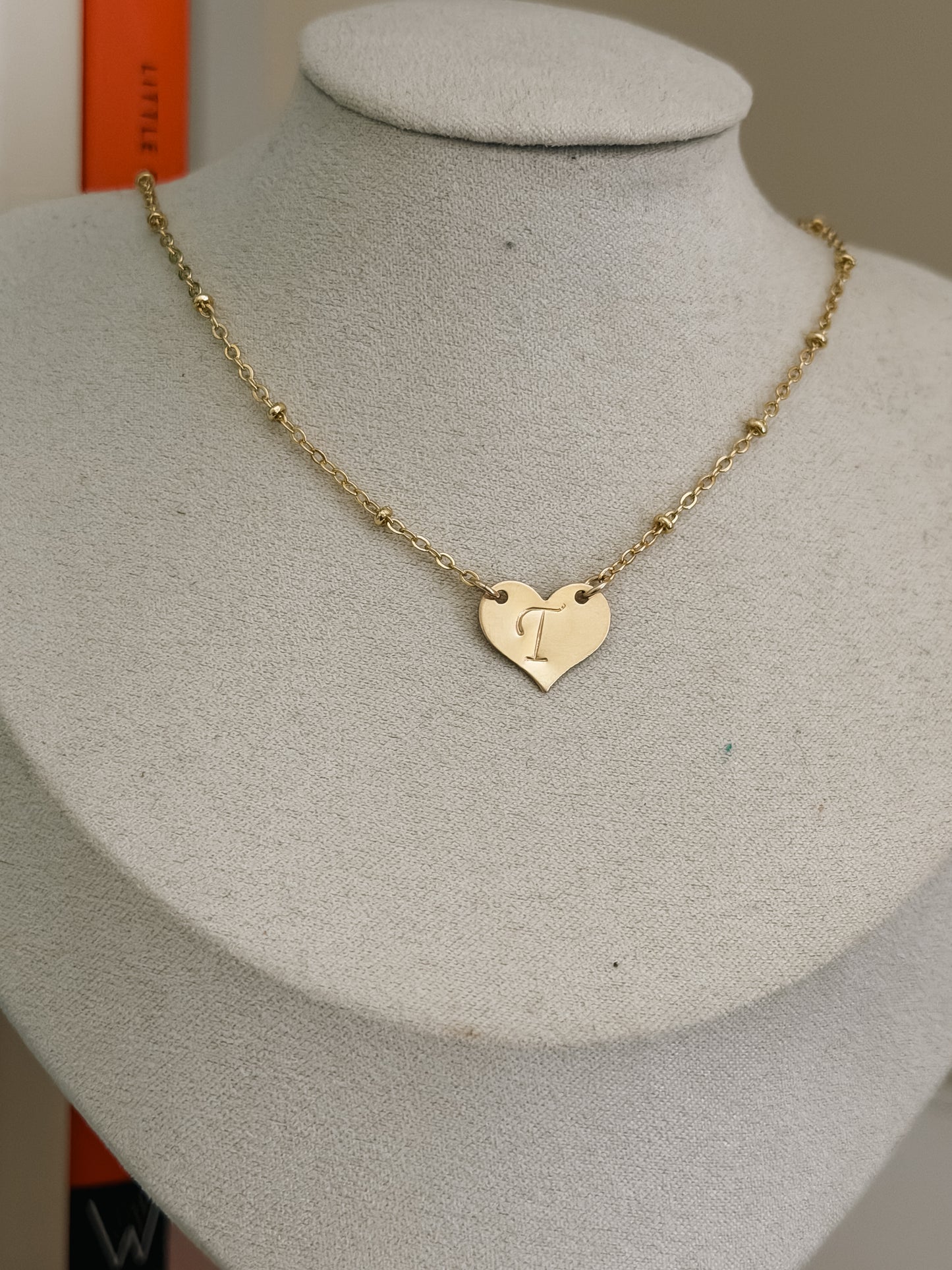 Heart Stamped Necklace