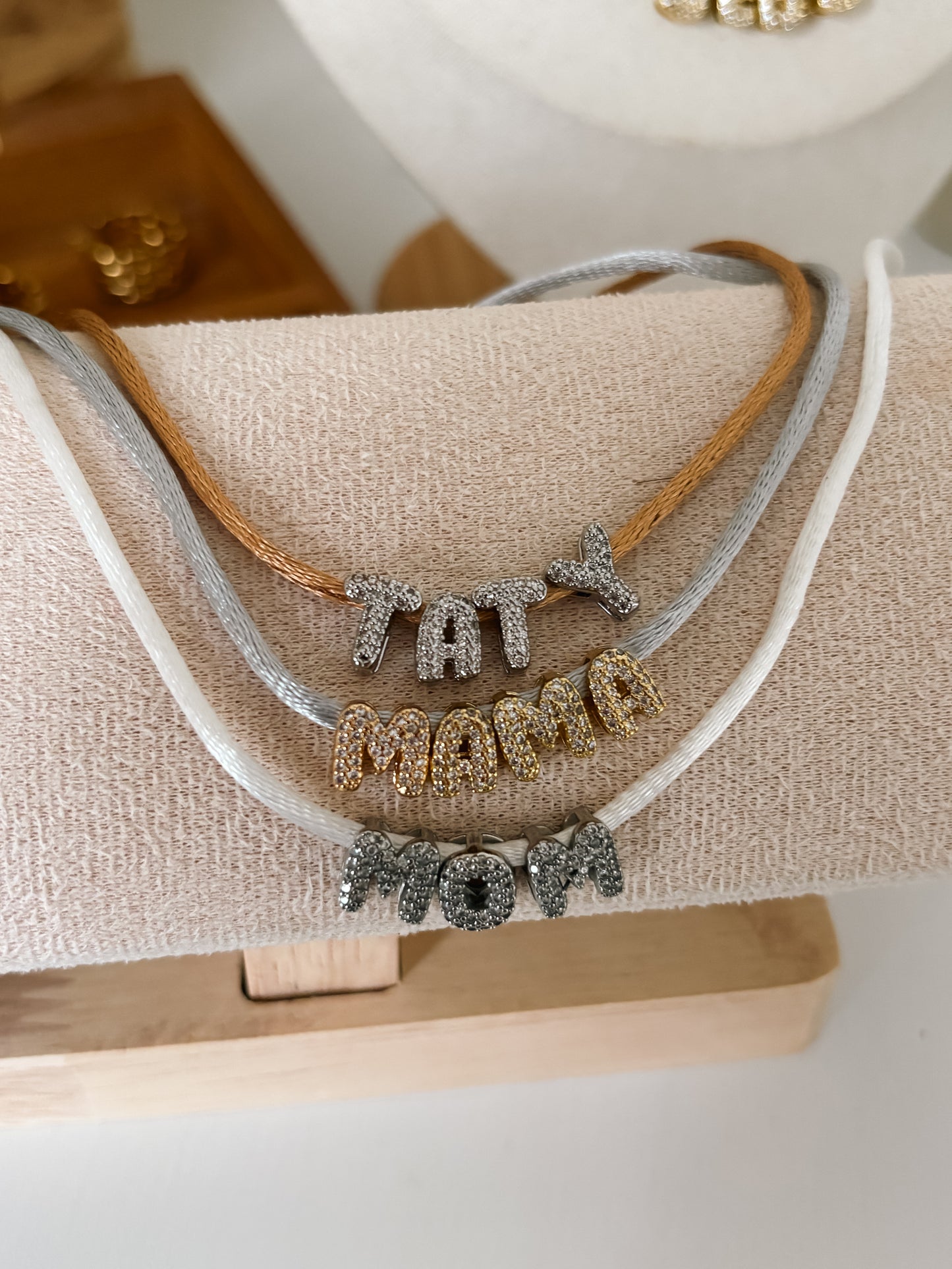 Initial Cord Necklace