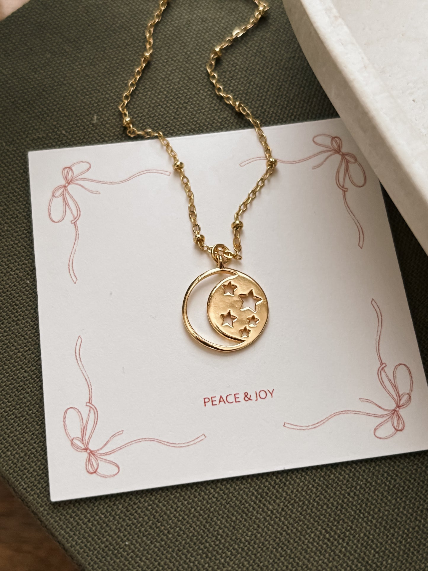 Moon And Star Necklace