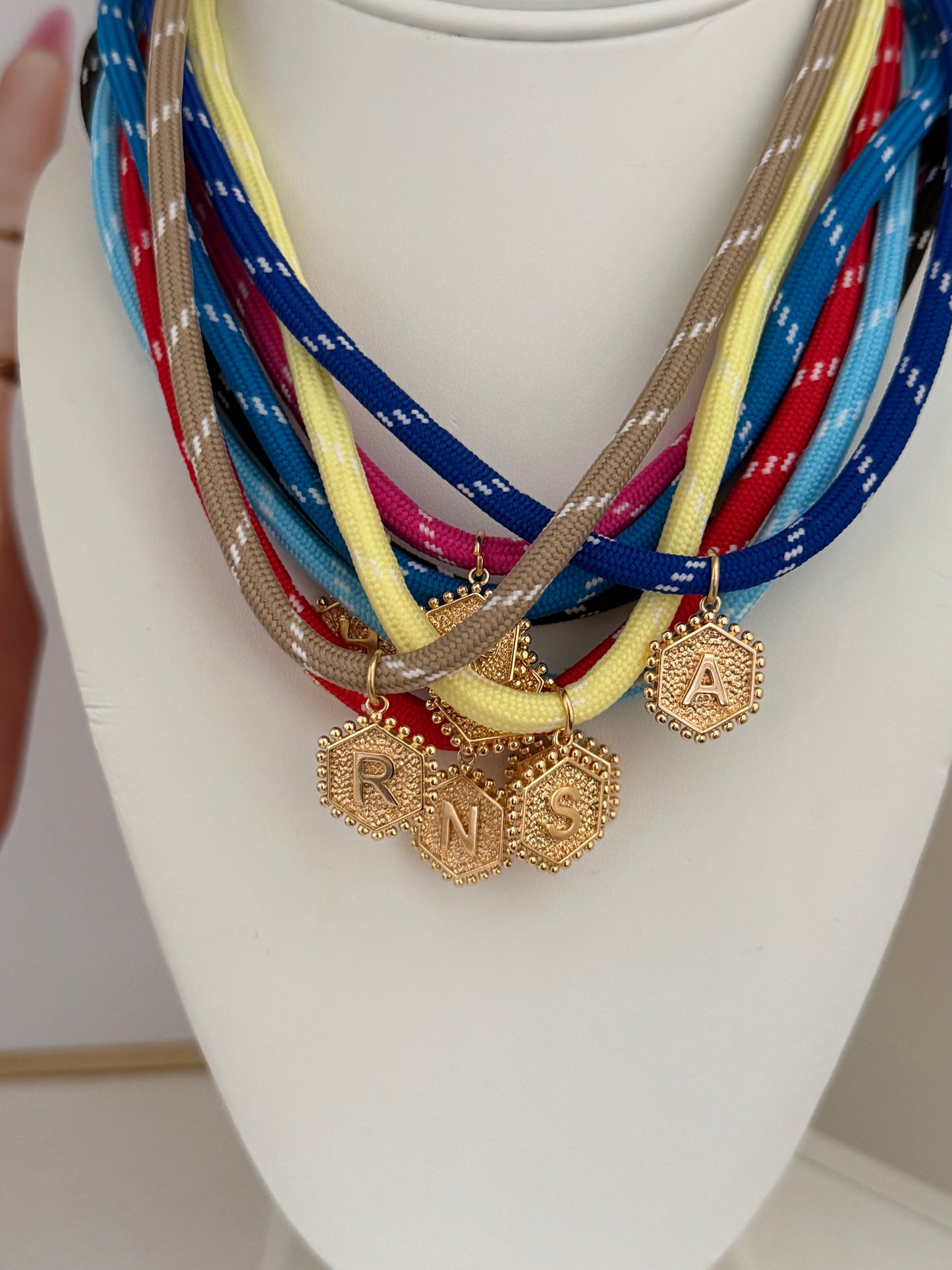 Para-Cord Initial Necklace