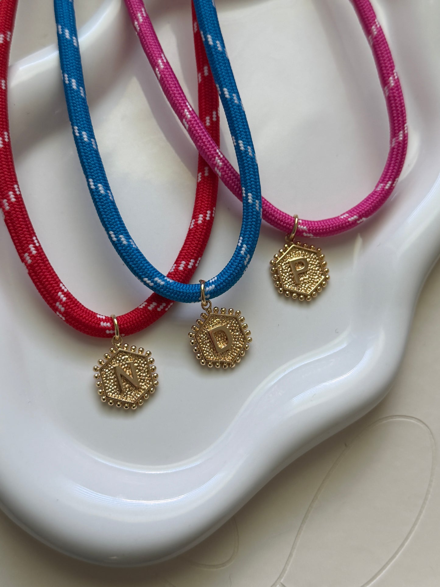 Para-Cord Initial Necklace