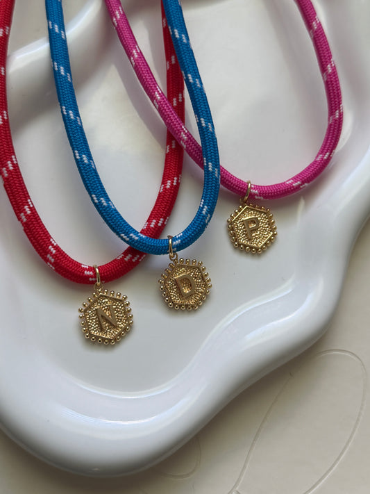 Para-Cord Initial Necklace
