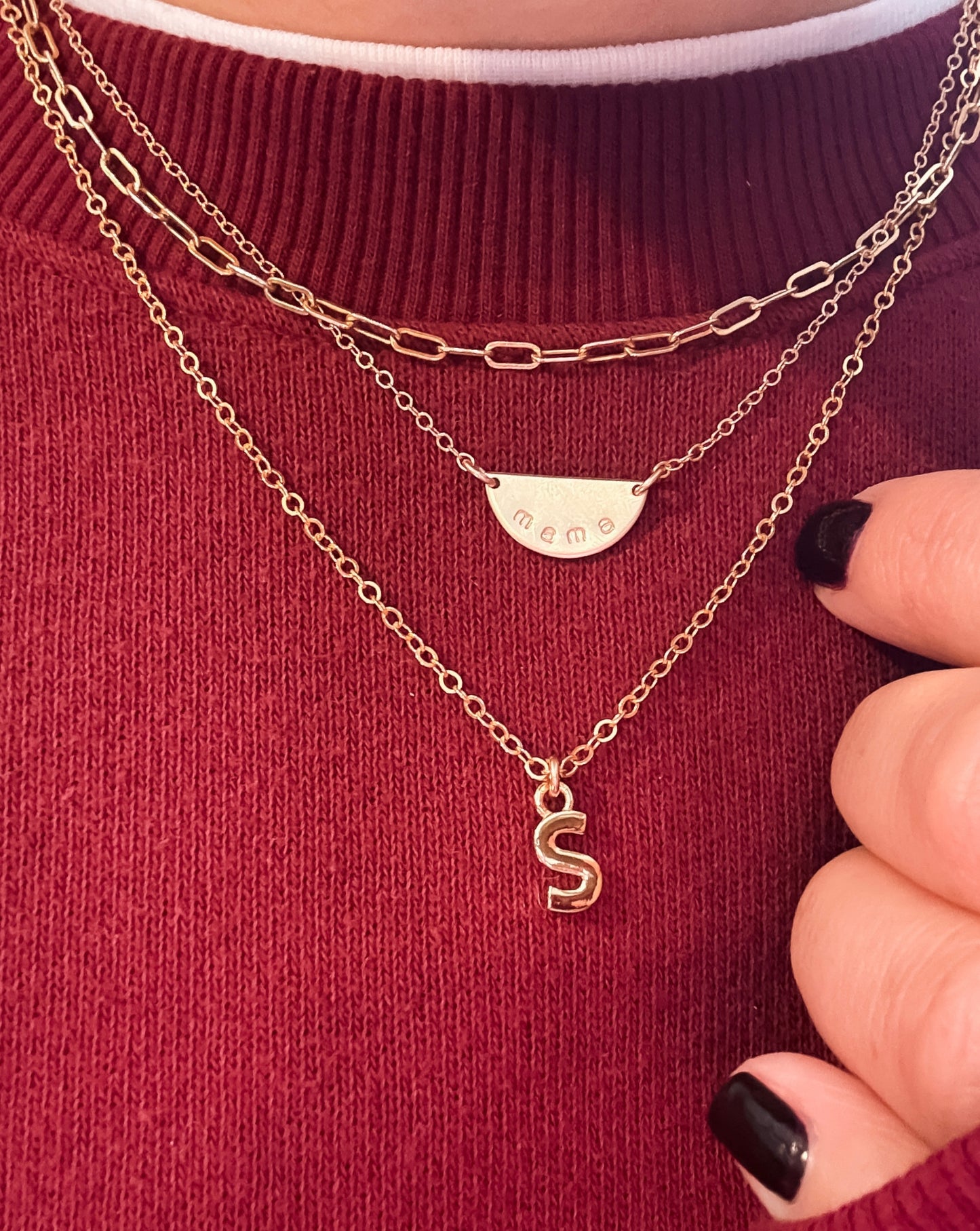 MAMA half moon necklace