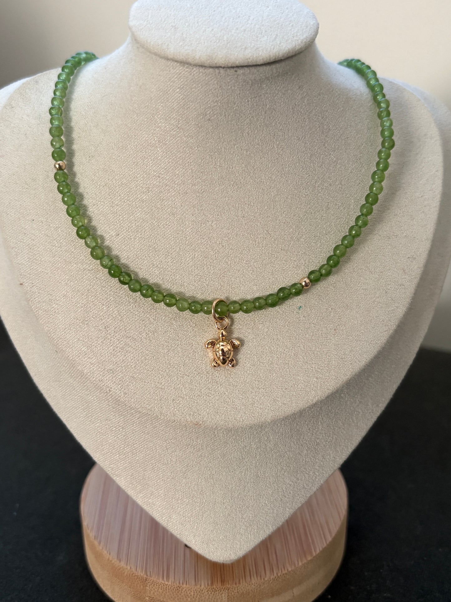 Green Beaded Necklace