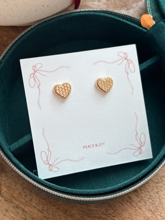 Heart Studs