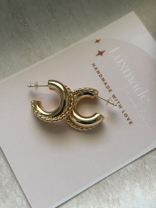 Twisted Chunky Hoops