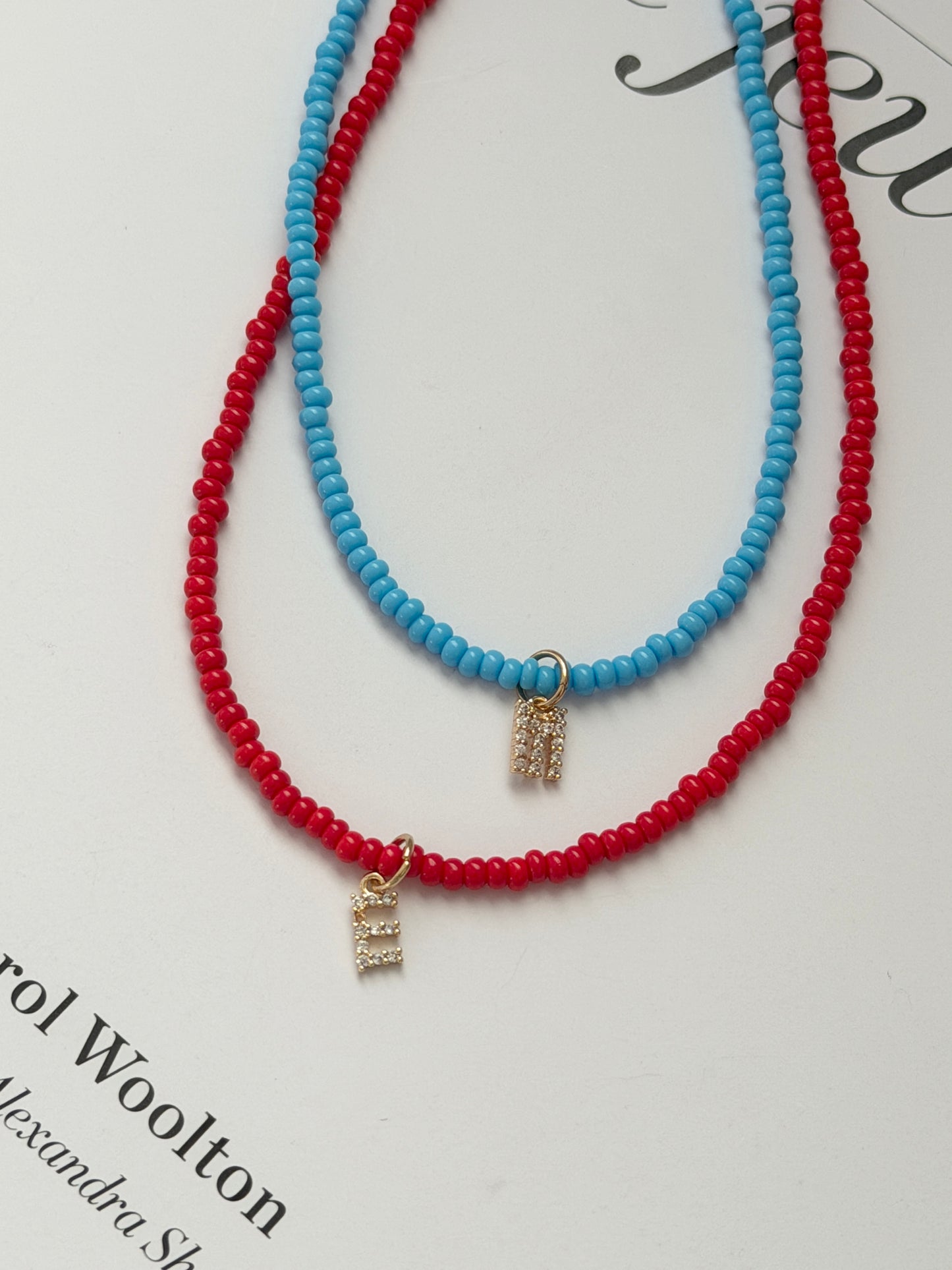 Mini CZ Red Necklace