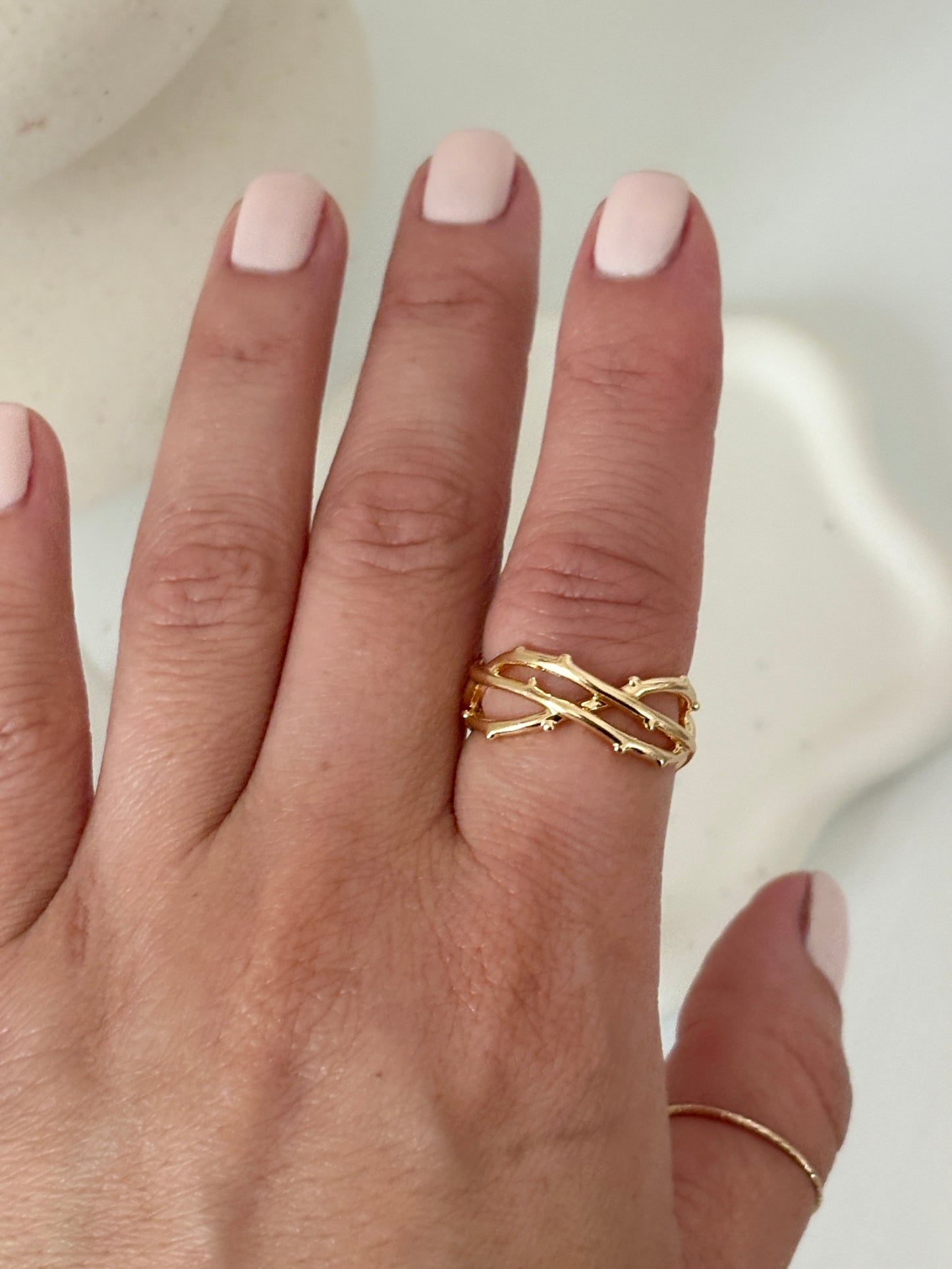 Triple Wavy Chunky Band
