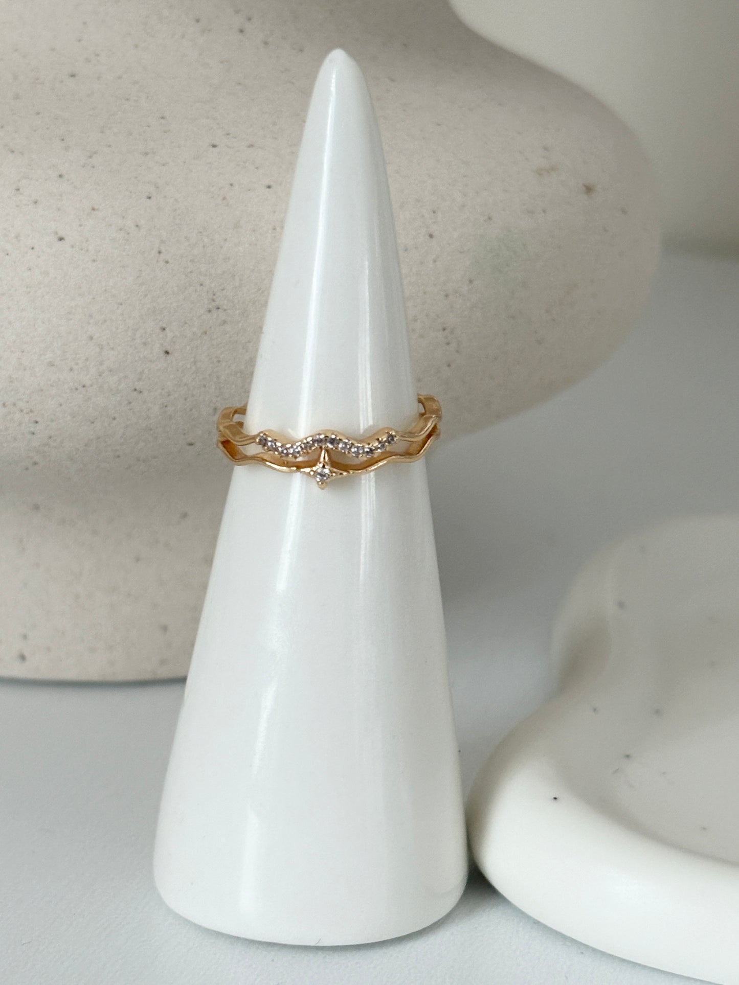 Cross Star Double Band