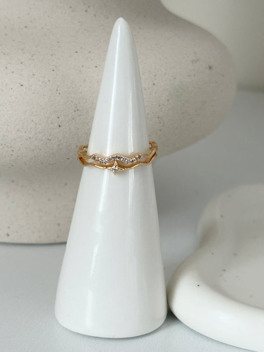 Cross Star Double Band