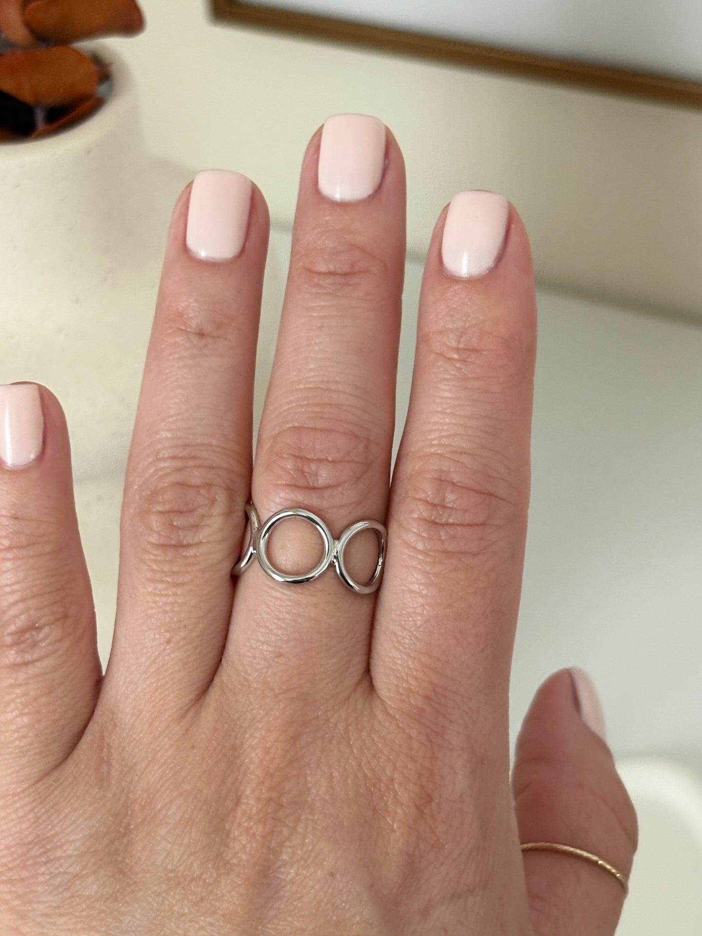 Silver Link Ring