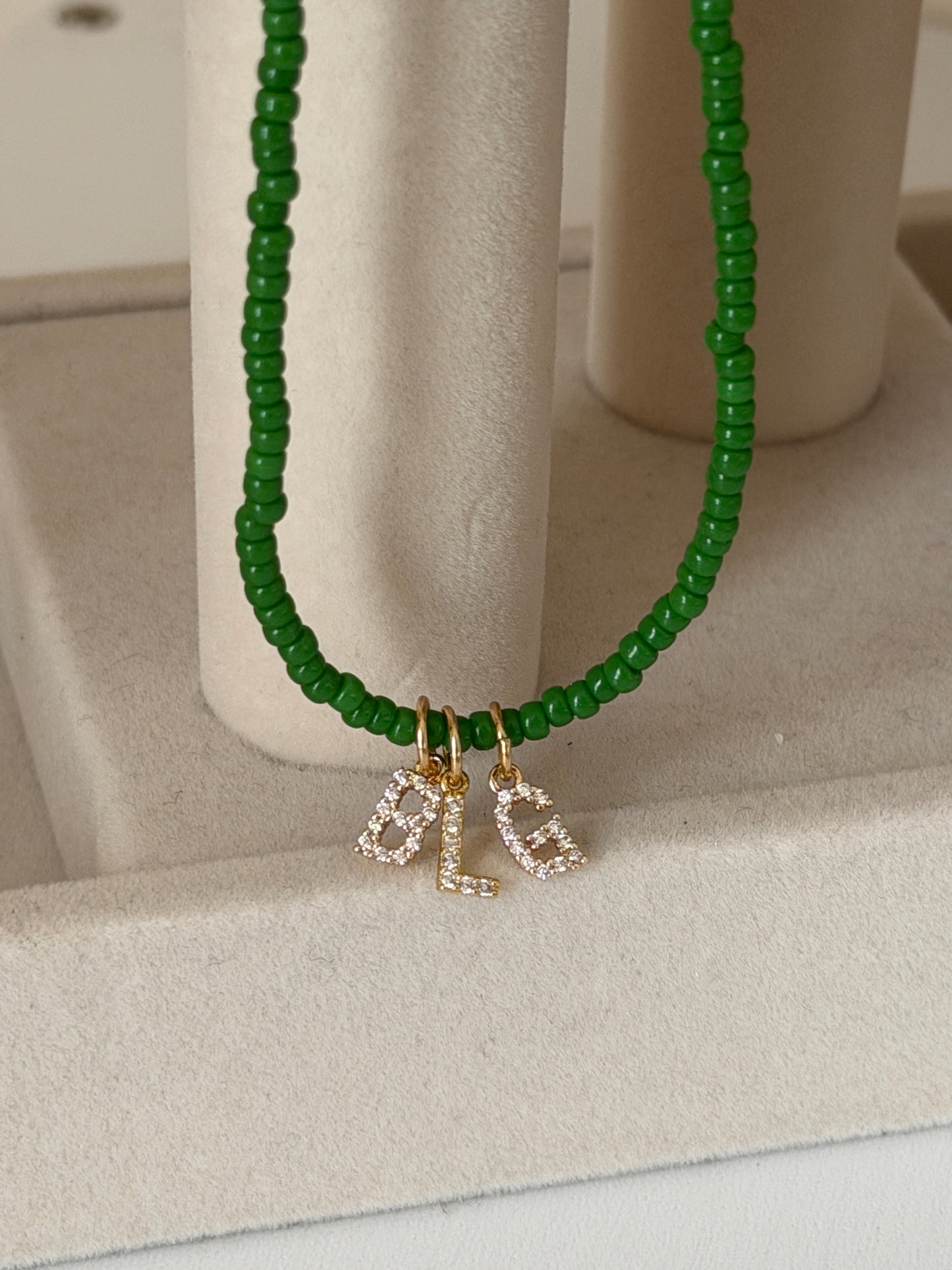 Mini CZ Green Necklace