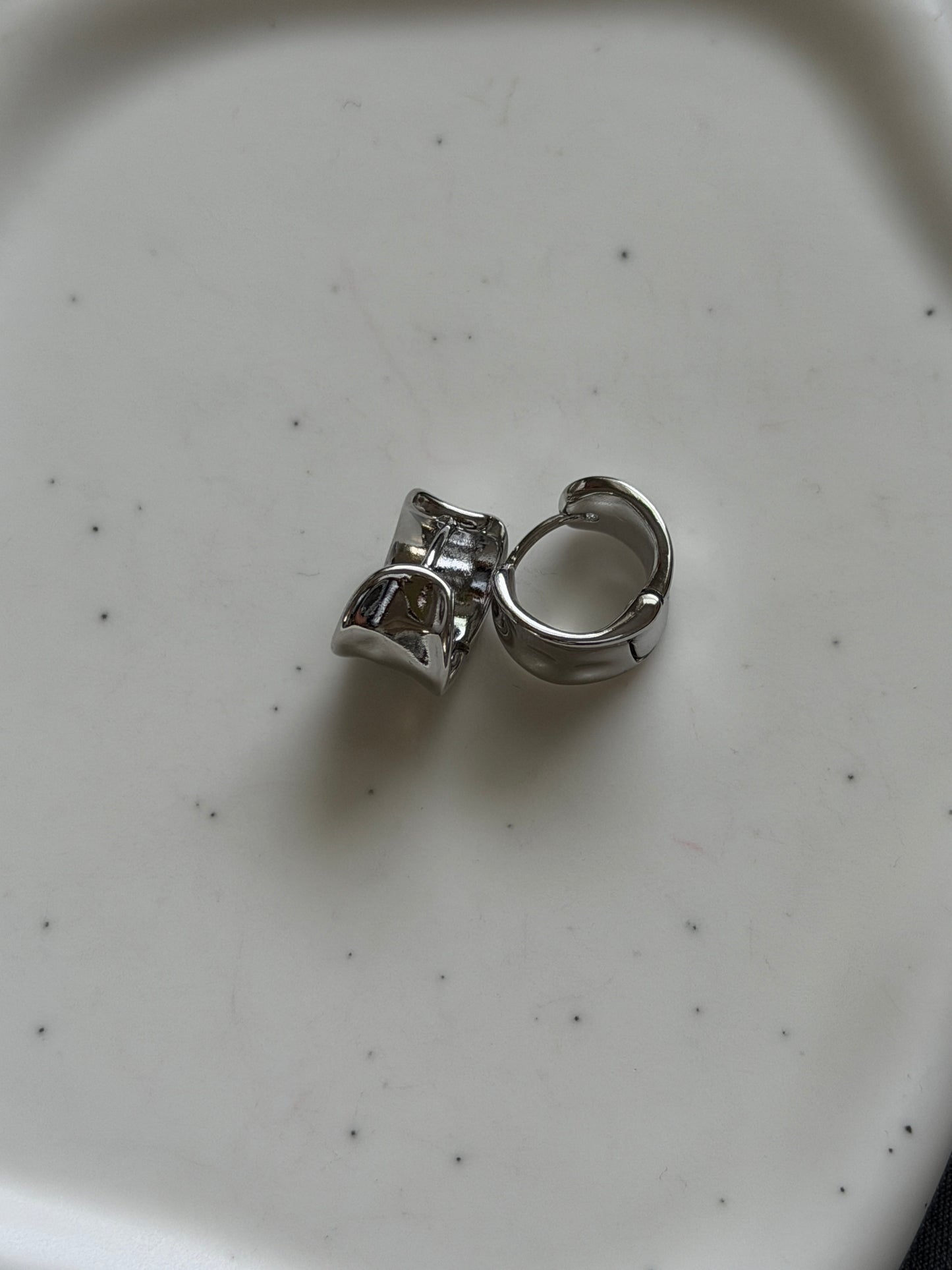 Silver Chunky Huggies