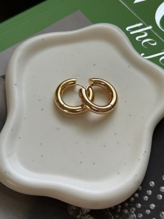 Chunky Gold Hoops
