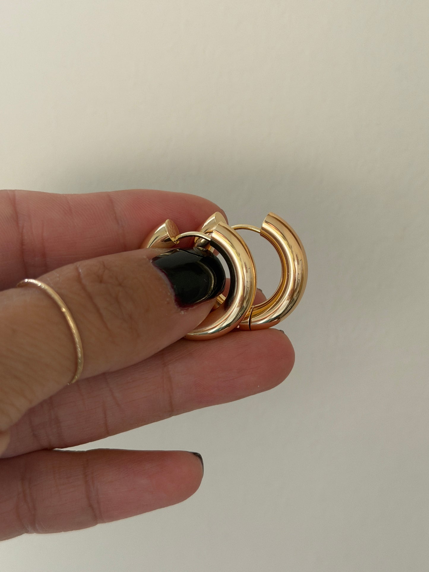 Chunky Gold Hoops