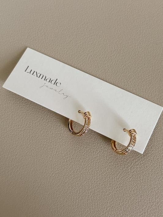 Mini Nail CZ Hoops