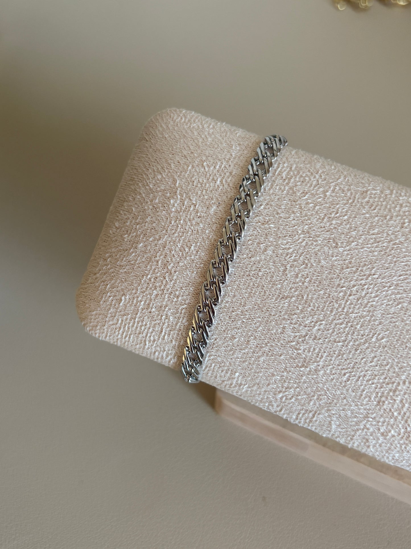 Silver Chevron Bracelet