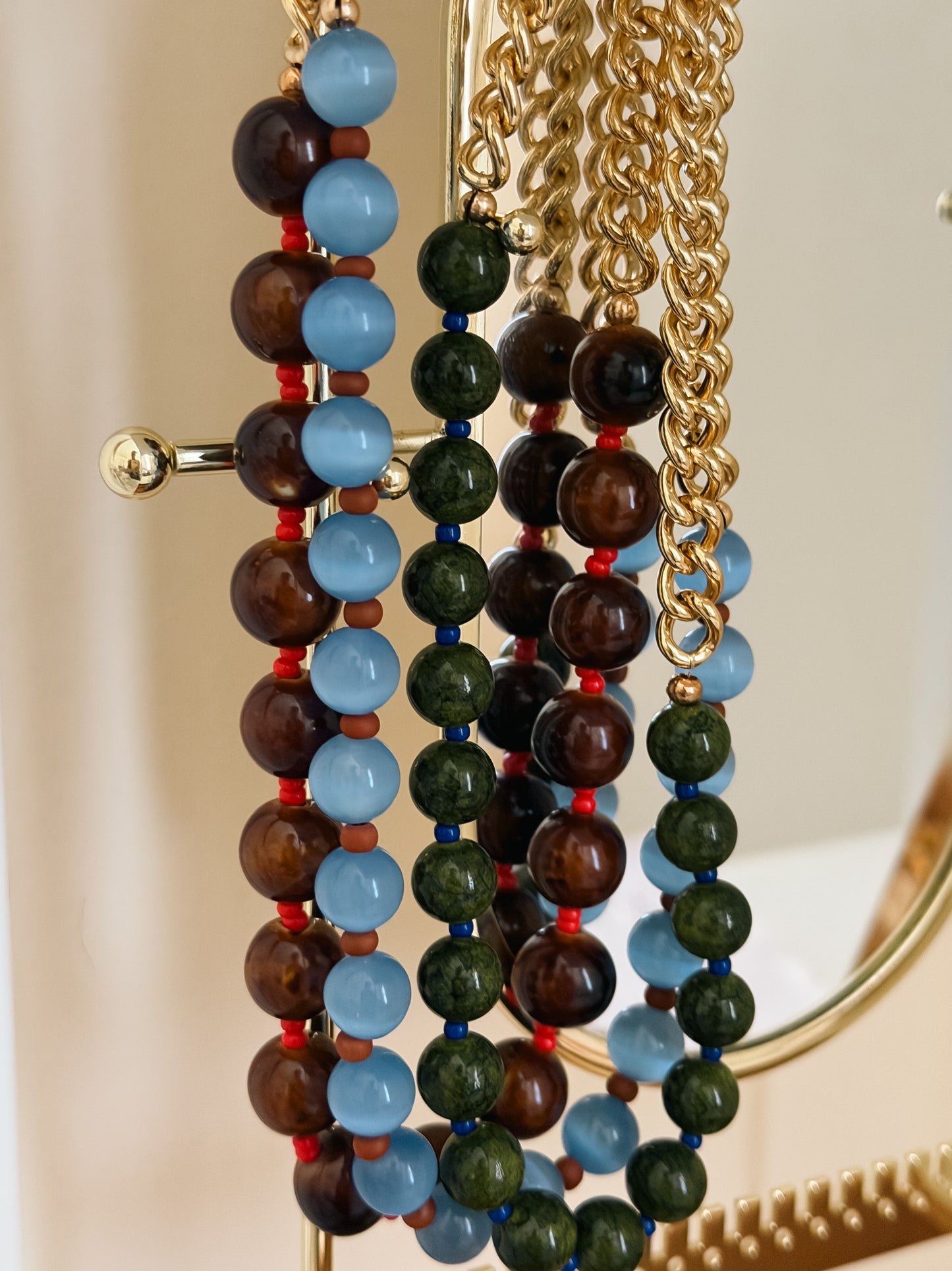 Light Sapphire Cat Eye Necklace