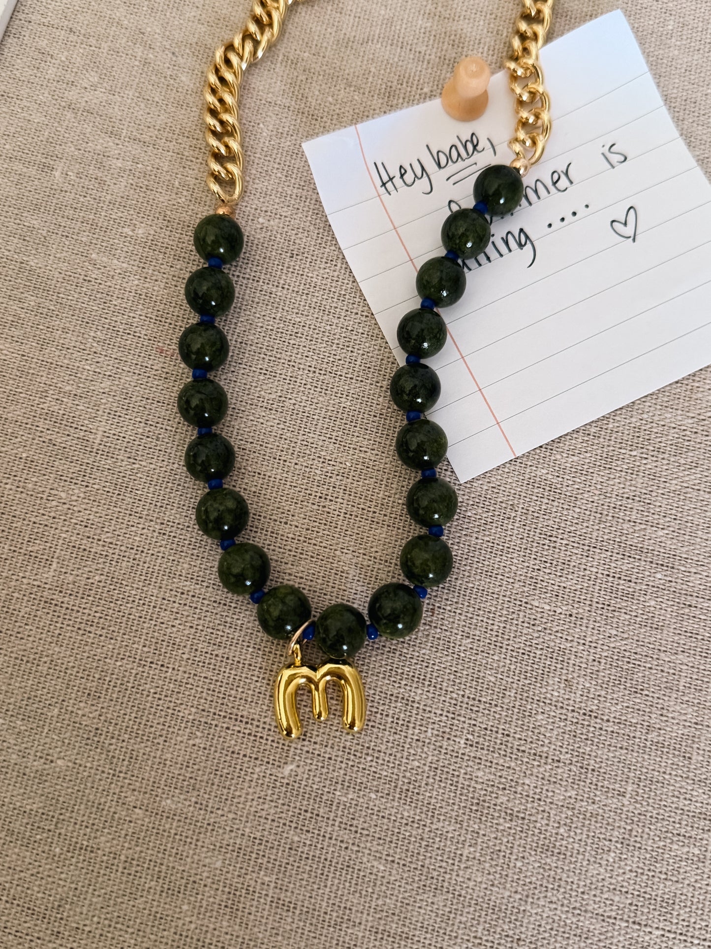 Green Stone Necklace