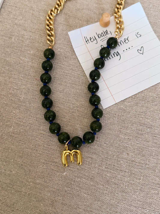 Green Stone Necklace