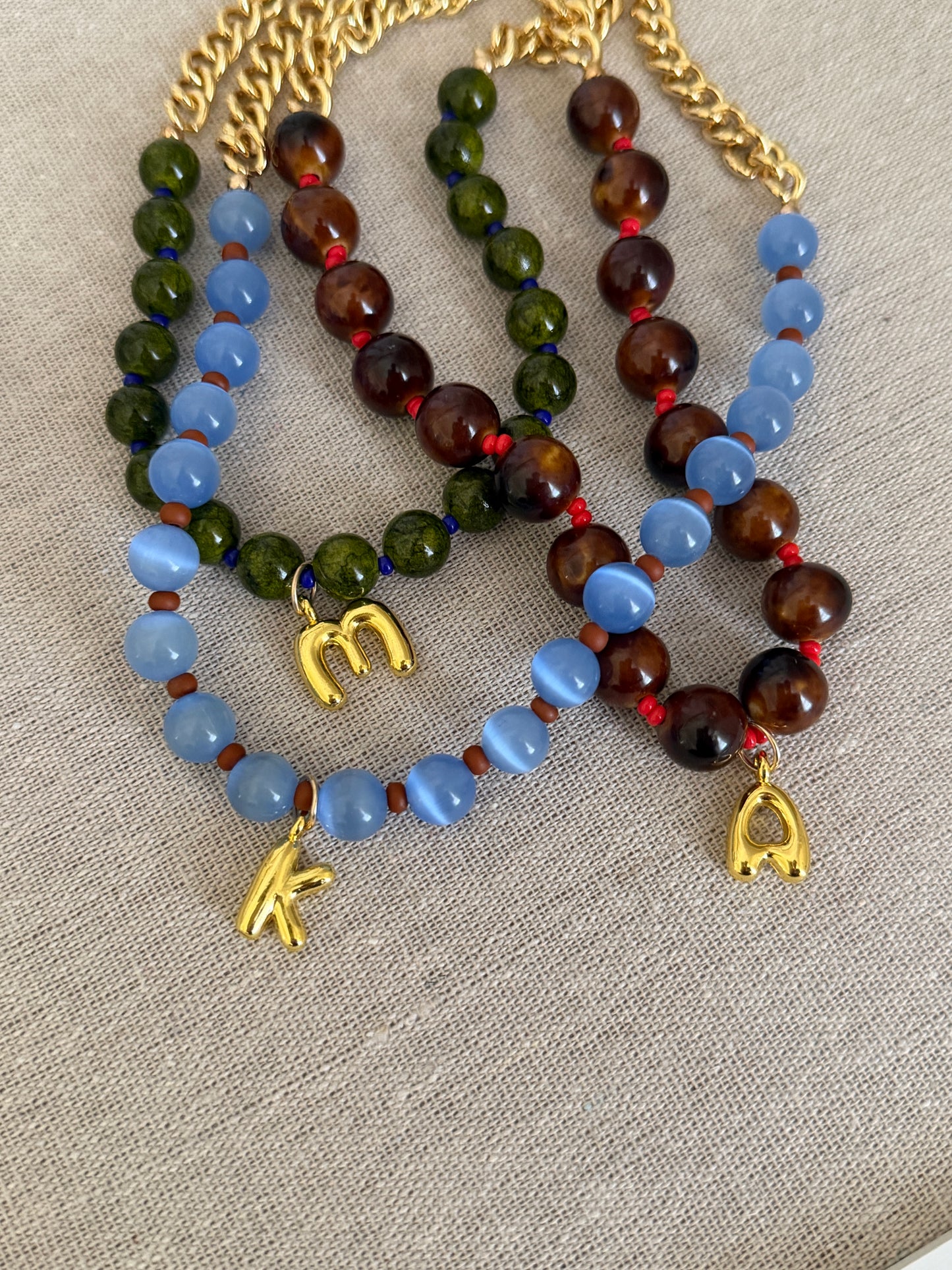Light Sapphire Cat Eye Necklace