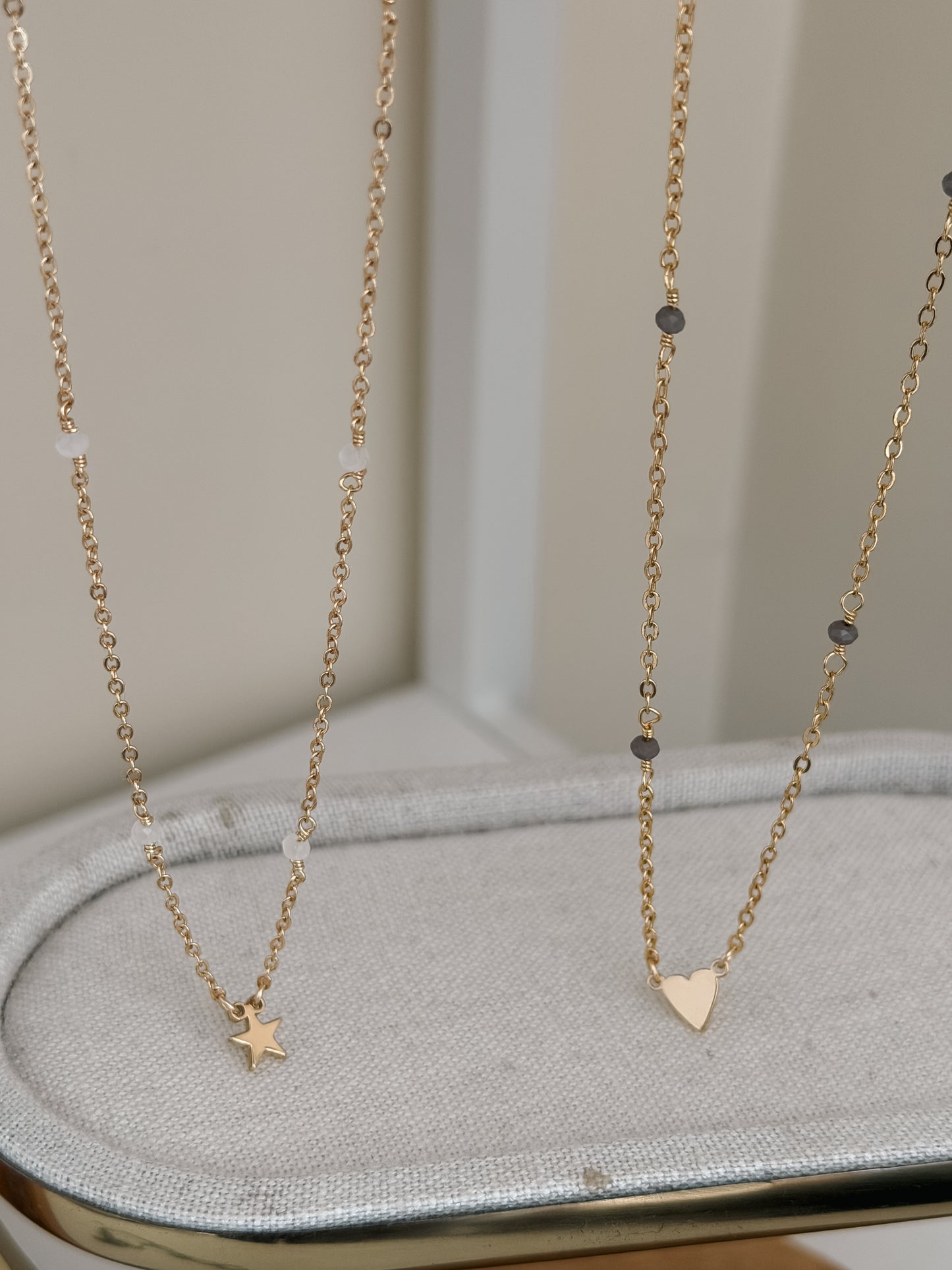 Star Or Heart Charm Necklace