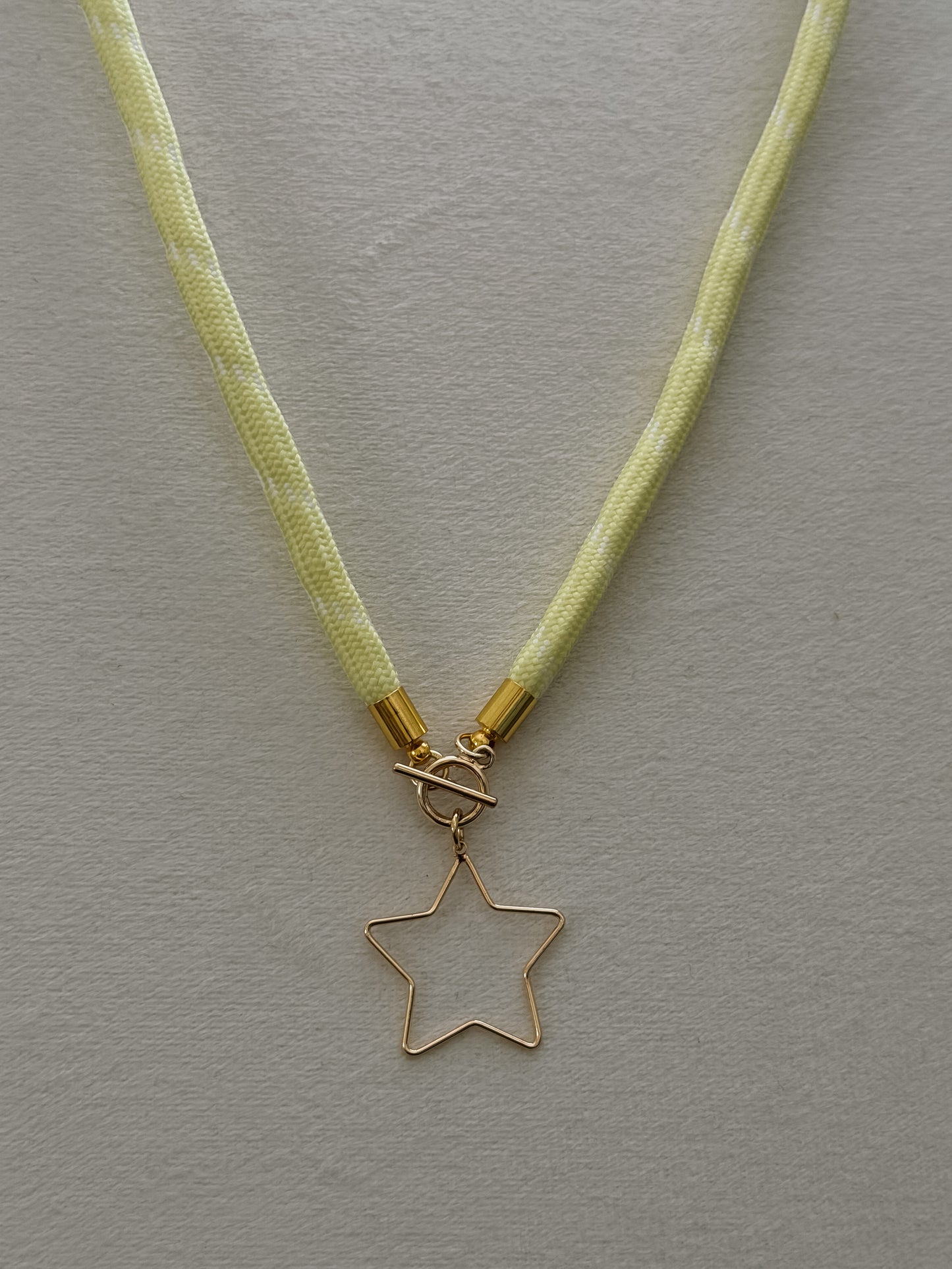 Yellow Paracord Necklace