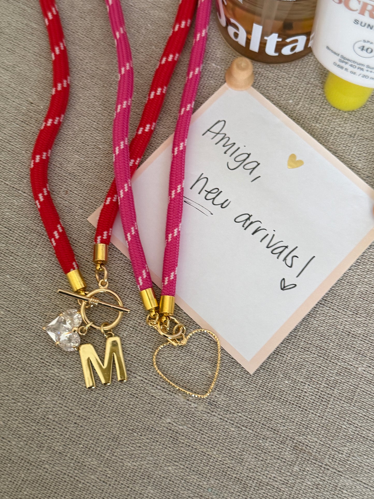 Hot Pink Paracord Nekclace